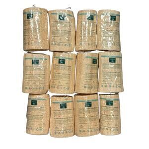 Earth Therapeutics 5" Natural Loofah Body Scrubber Soap Making Lot of 12 NEW